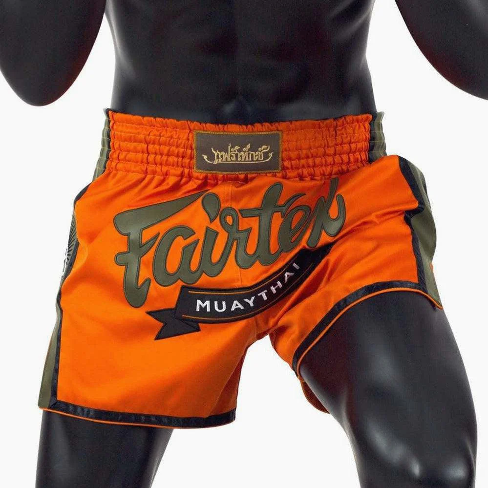 Shorts de kick-thai Fairtex BS1705 Orange  - Image 2