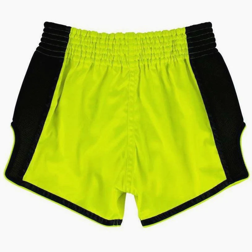 Shorts de kick-thai Fairtex BS1706 Citron vert  - Image 4