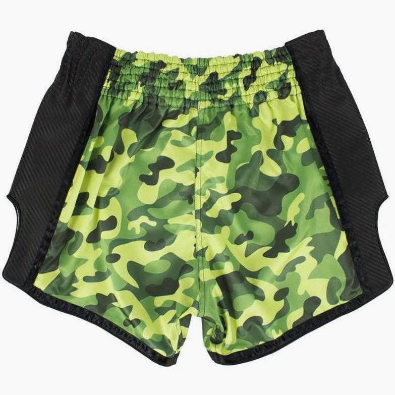 Shorts de kick-thai Fairtex BS1710 Camouflage Vert  - Image 4