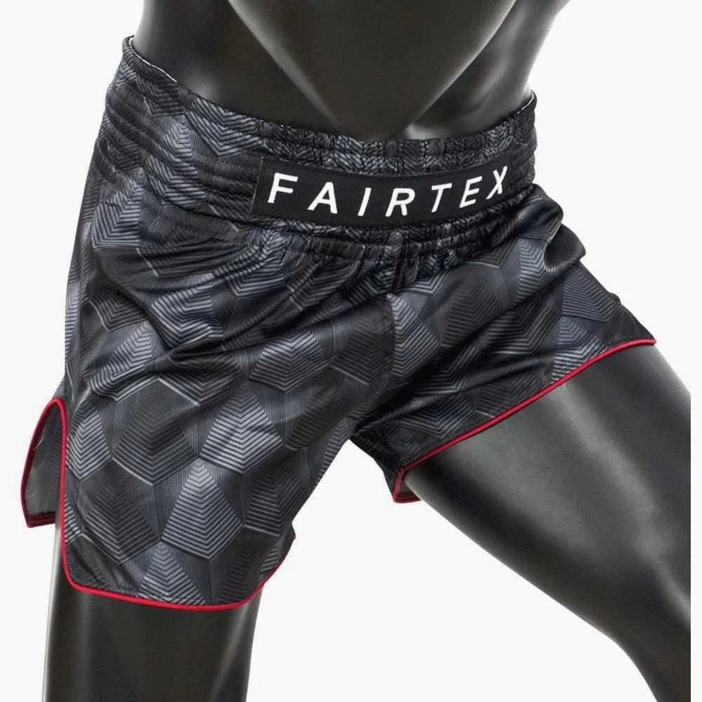 Shorts de kick-thai Fairtex BS1901 Stealth Noir  - Image 3