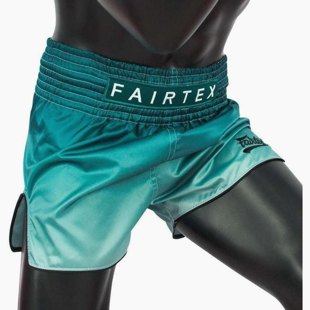 Shorts de kick-thai Fairtex BS1906 Fade Vert  - Image 3