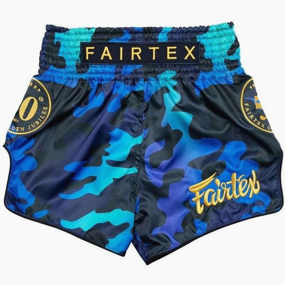 Shorts de kick-thai Fairtex BS1916 Lustré du Jubilé d'Or 