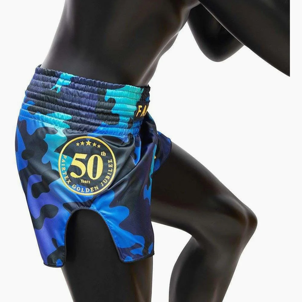 Shorts de kick-thai Fairtex BS1916 Lustré du Jubilé d'Or  - Image 6
