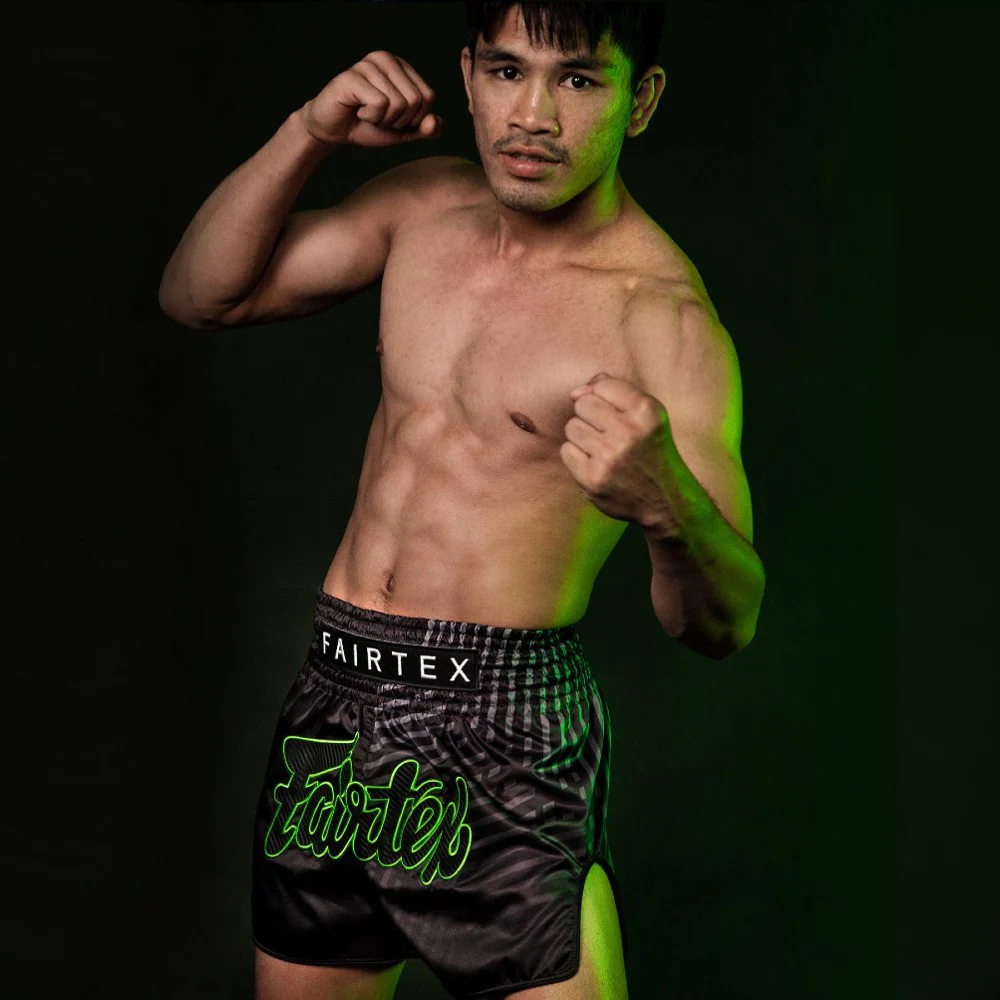 Shorts de kick-thai Fairtex BS1924 Racer Noir  - Image 3
