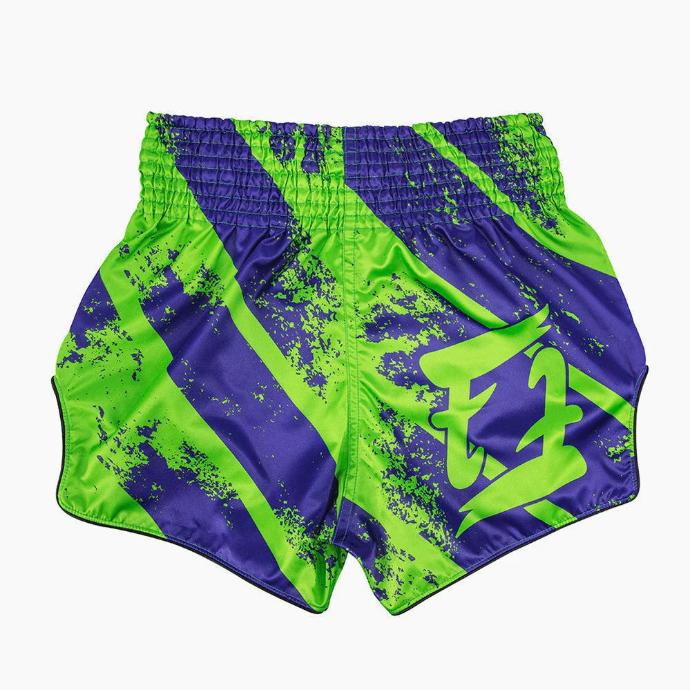 Shorts de kick-thai Fairtex BS1928 Street King Vert  - Image 2