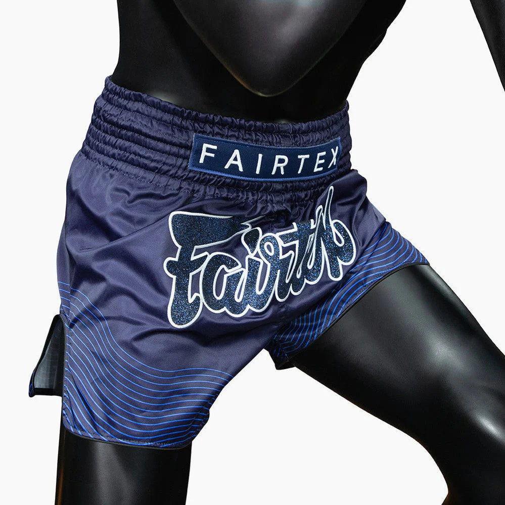 Shorts de kick-thai Fairtex BS1930 Blue Ocean  - Image 5