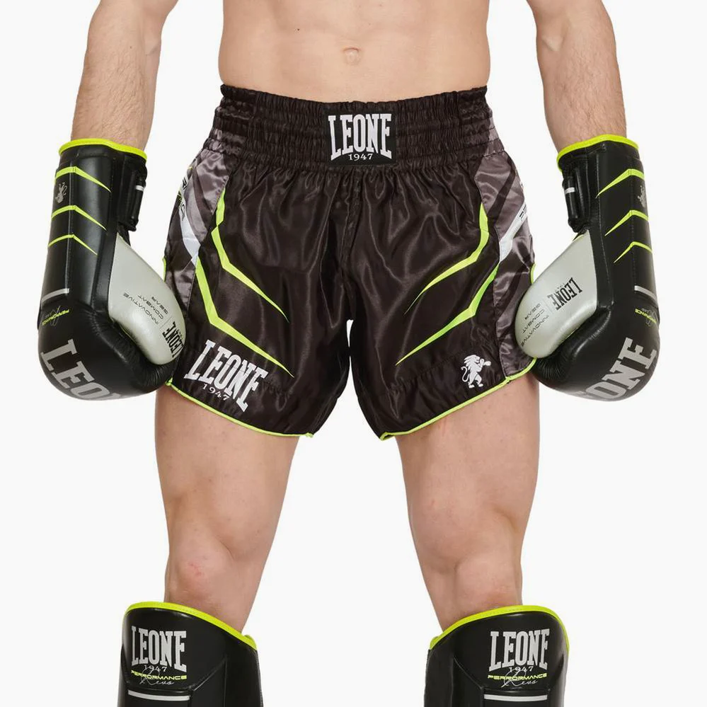 Shorts de kick-thai Leone Revo Fluo AB964F - Image 2