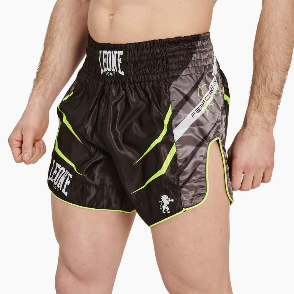 Shorts de kick-thai Leone Revo Fluo AB964F - Image 3