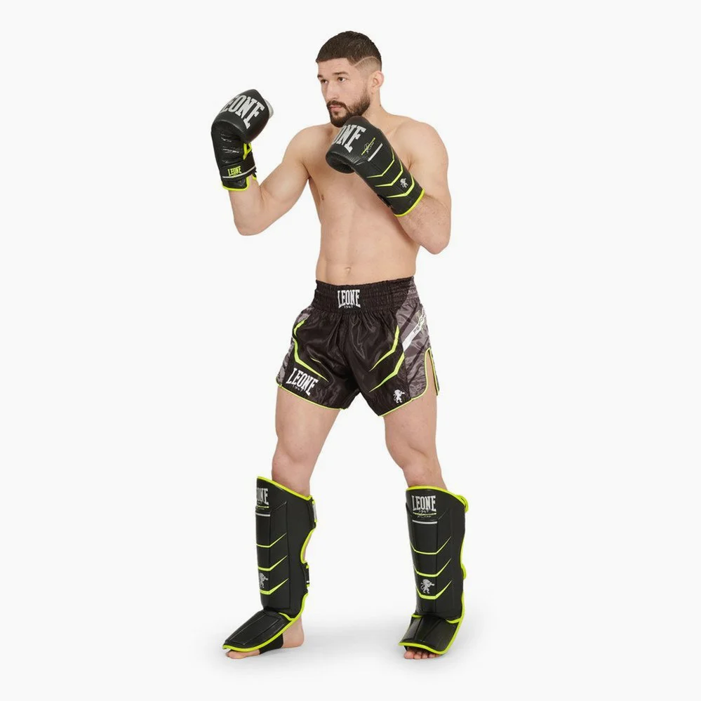Shorts de kick-thai Leone Revo Fluo AB964F - Image 6