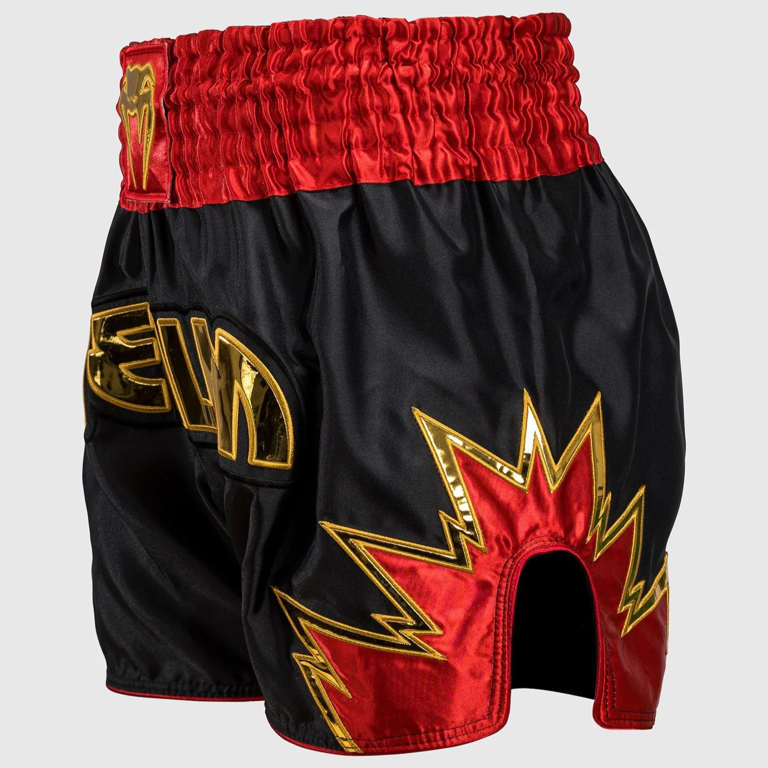 Shorts de kick-thai Venum Enfer Noir-or-rouge  - Image 3
