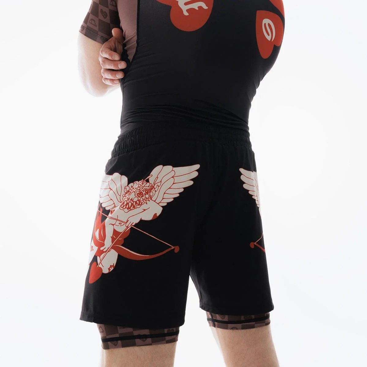 Shorts de MMA Manto Tuff Luv noir  - Image 3