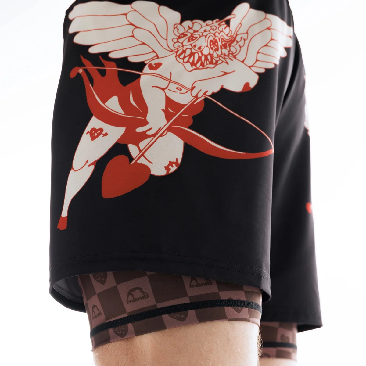 Shorts de MMA Manto Tuff Luv noir  - Image 4