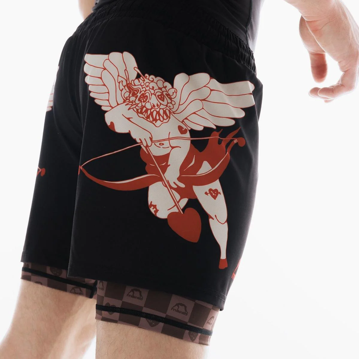 Shorts de MMA Manto Tuff Luv noir  - Image 5