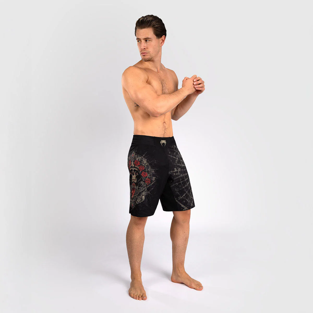Shorts de MMA Venum Santa Muerte 5.0 Noir-Or 
