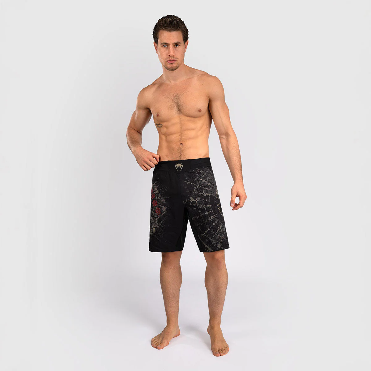 Shorts de MMA Venum Santa Muerte 5.0 Noir-Or  - Image 2