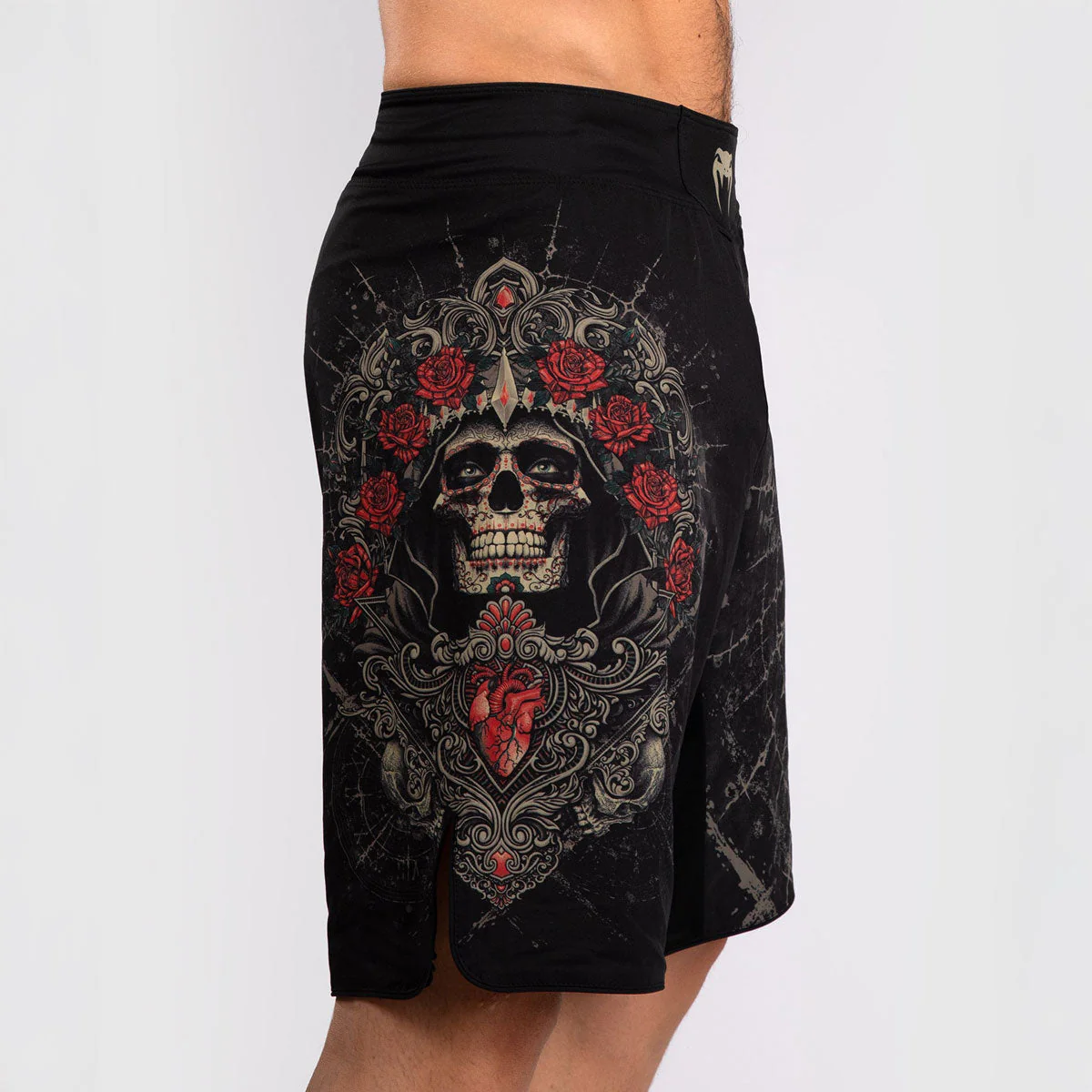Shorts de MMA Venum Santa Muerte 5.0 Noir-Or  - Image 8