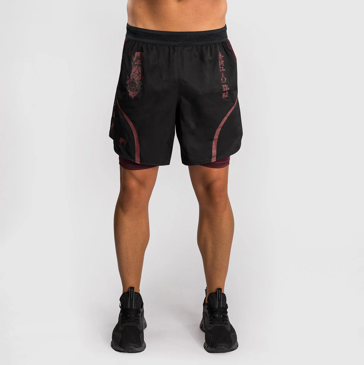 Shorts d'entraînement Venum Assassin's Creed Shadows Rouge-noir 