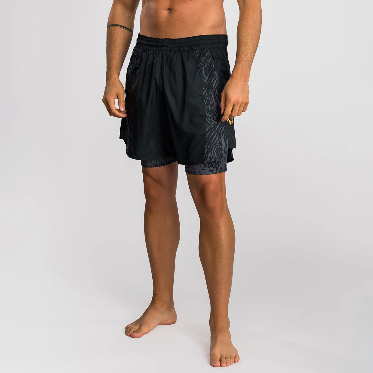 Shorts d'entraînement Venum x Chimaev Wild Borz Noir 