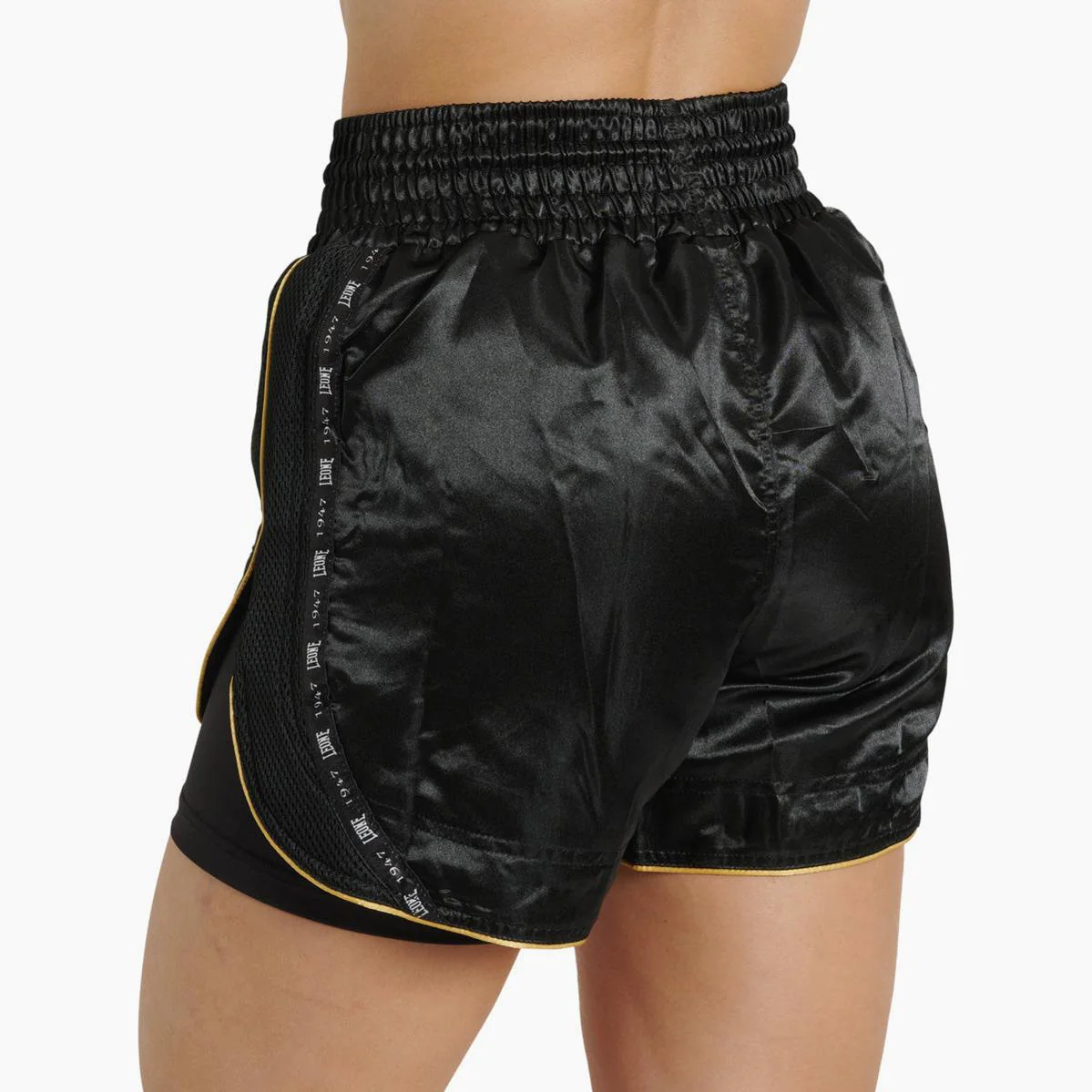Shorts kick-femme thaïlandaise Leone Classic AB882 Noir  - Image 2