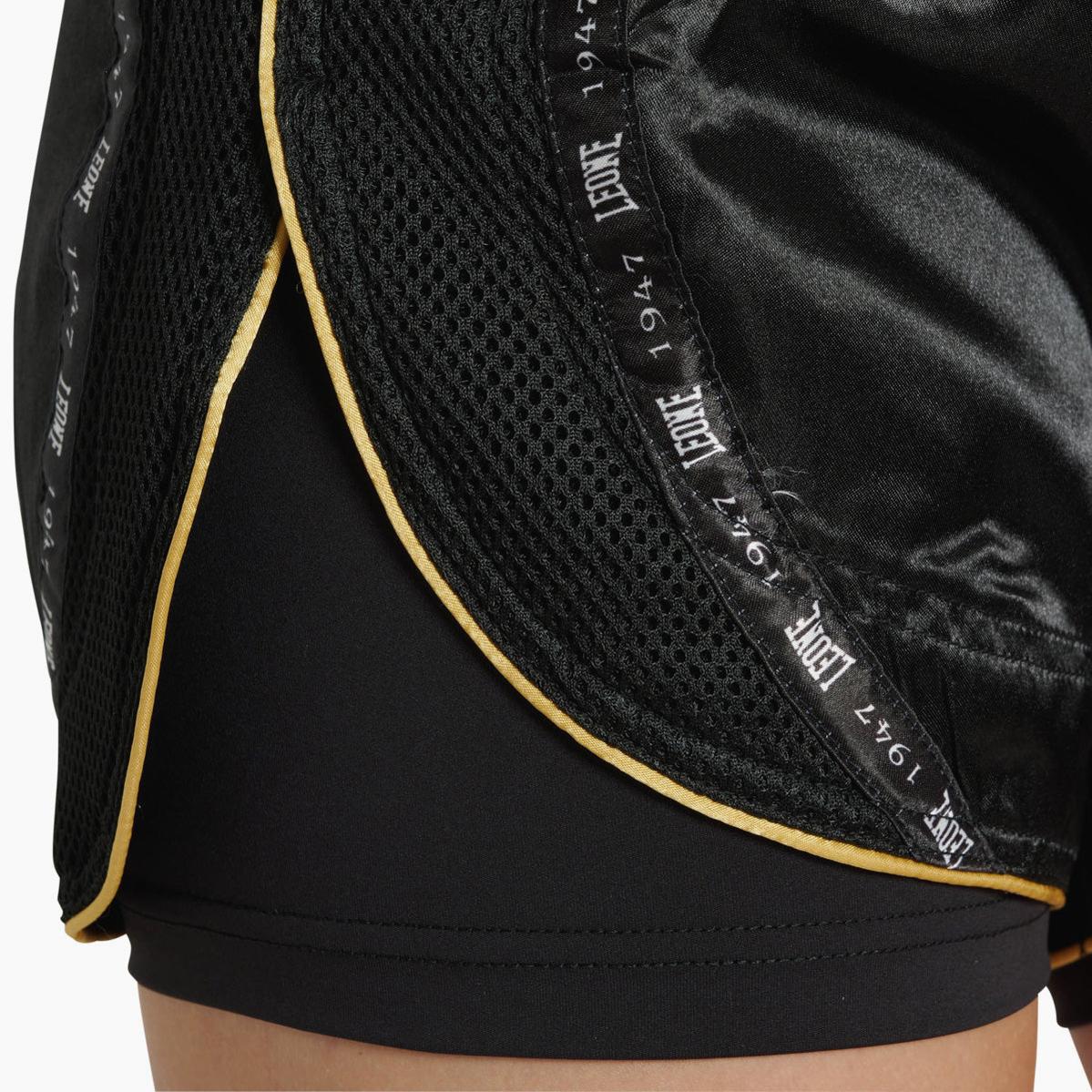 Shorts kick-femme thaïlandaise Leone Classic AB882 Noir  - Image 4