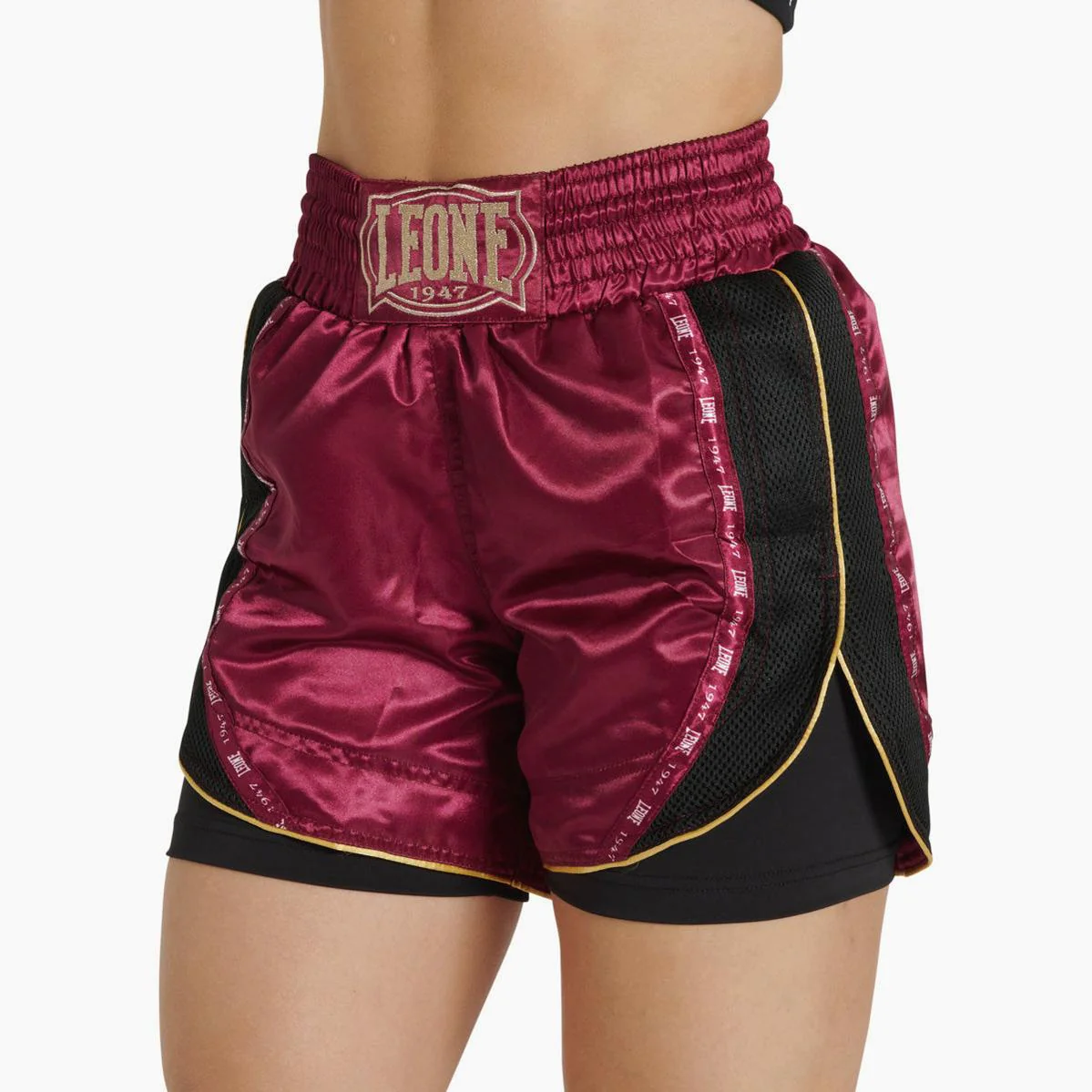 Shorts kick-thaï femme Leone Classic AB882 Violette 