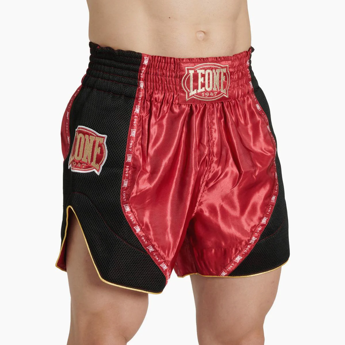 Shorts kick-thaï Leone Classic AB881 Rouge 