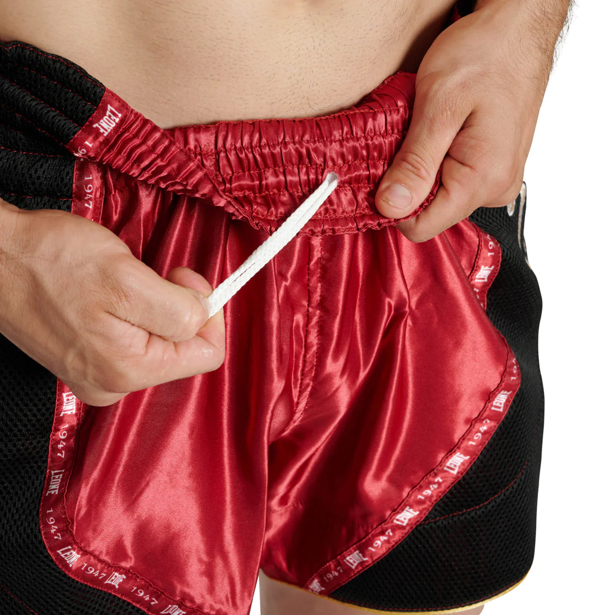 Shorts kick-thaï Leone Classic AB881 Rouge  - Image 6