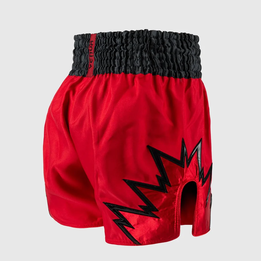 Shorts kick-thaï Venum Inferno 2.0 Rouge-gris-noir  - Image 3