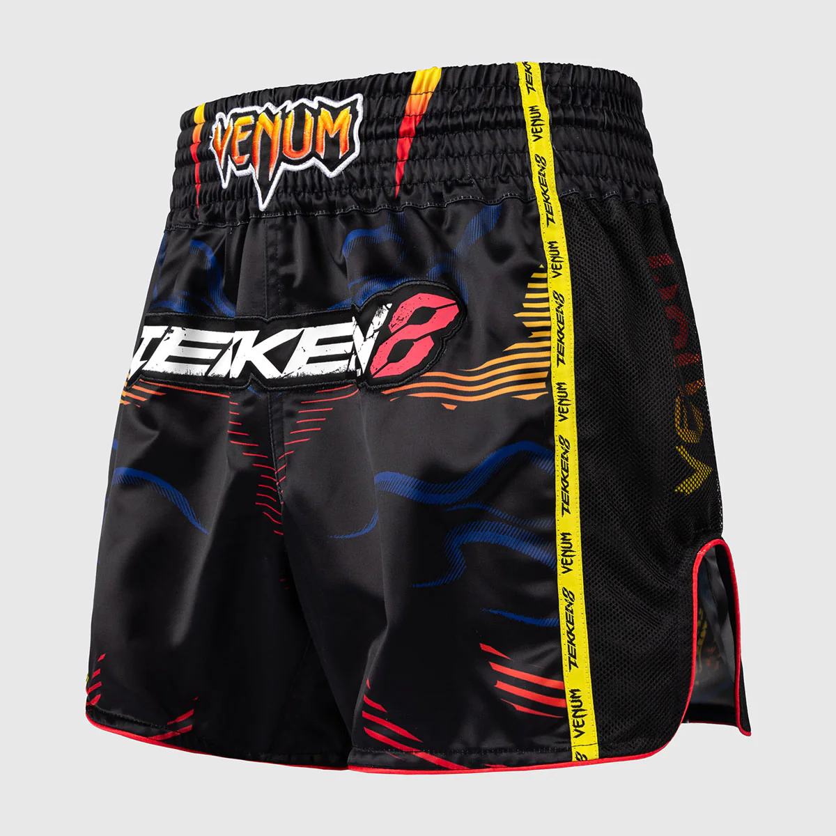 Shorts kick-thai Venum Tekken 8 Yoshimitsu Noir-orange  - Image 2