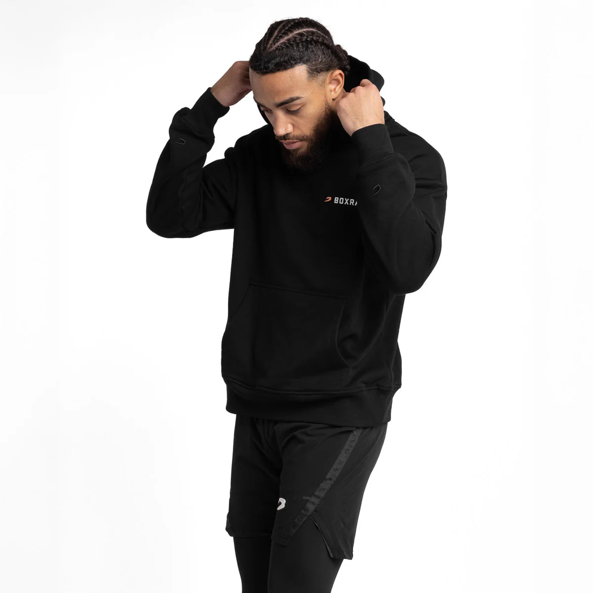 Sweat Boxraw We Don't Play Boxing oversize à capuche Noir  - Image 4