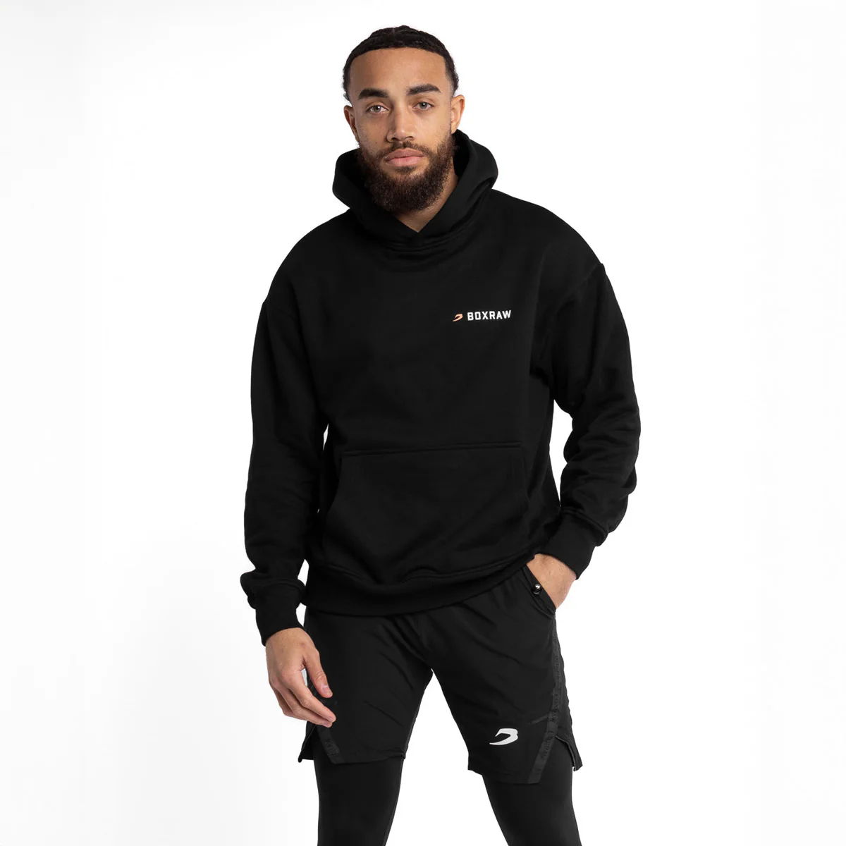 Sweat Boxraw We Don't Play Boxing oversize à capuche Noir  - Image 5