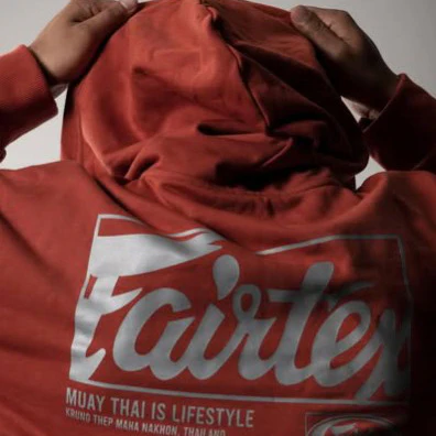 Sweat Fairtex FHS22 avec capuche Orange  - Image 4