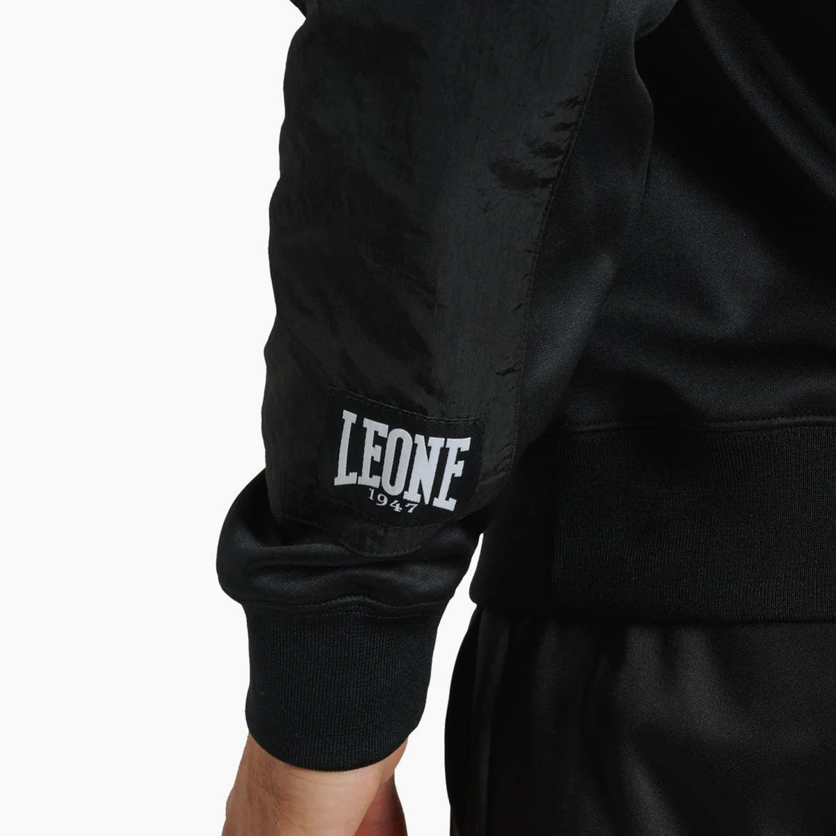 Sweat Leone Logo Wacs à capuche ABX127 Noir  - Image 3