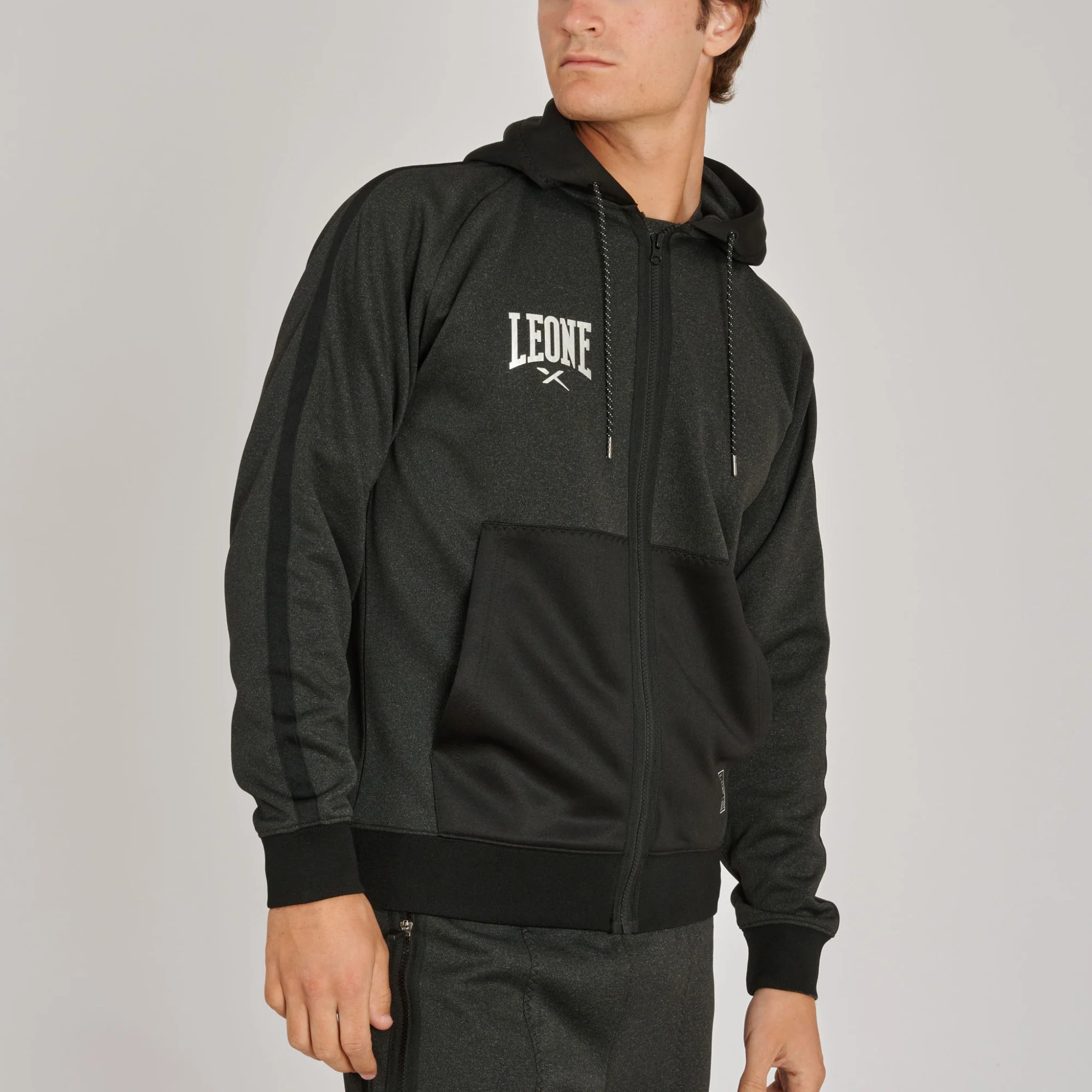 Sweat Leone Melange ABX611 avec capuche  - Image 17