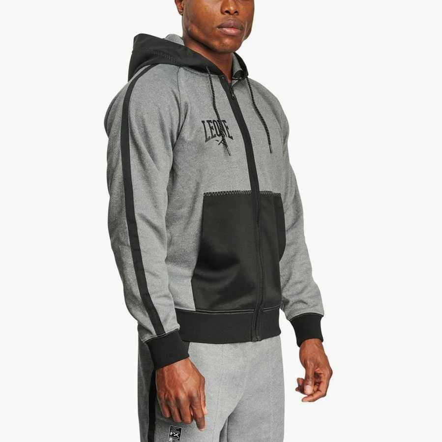 Sweat Leone Melange ABX611 avec capuche  - Image 3