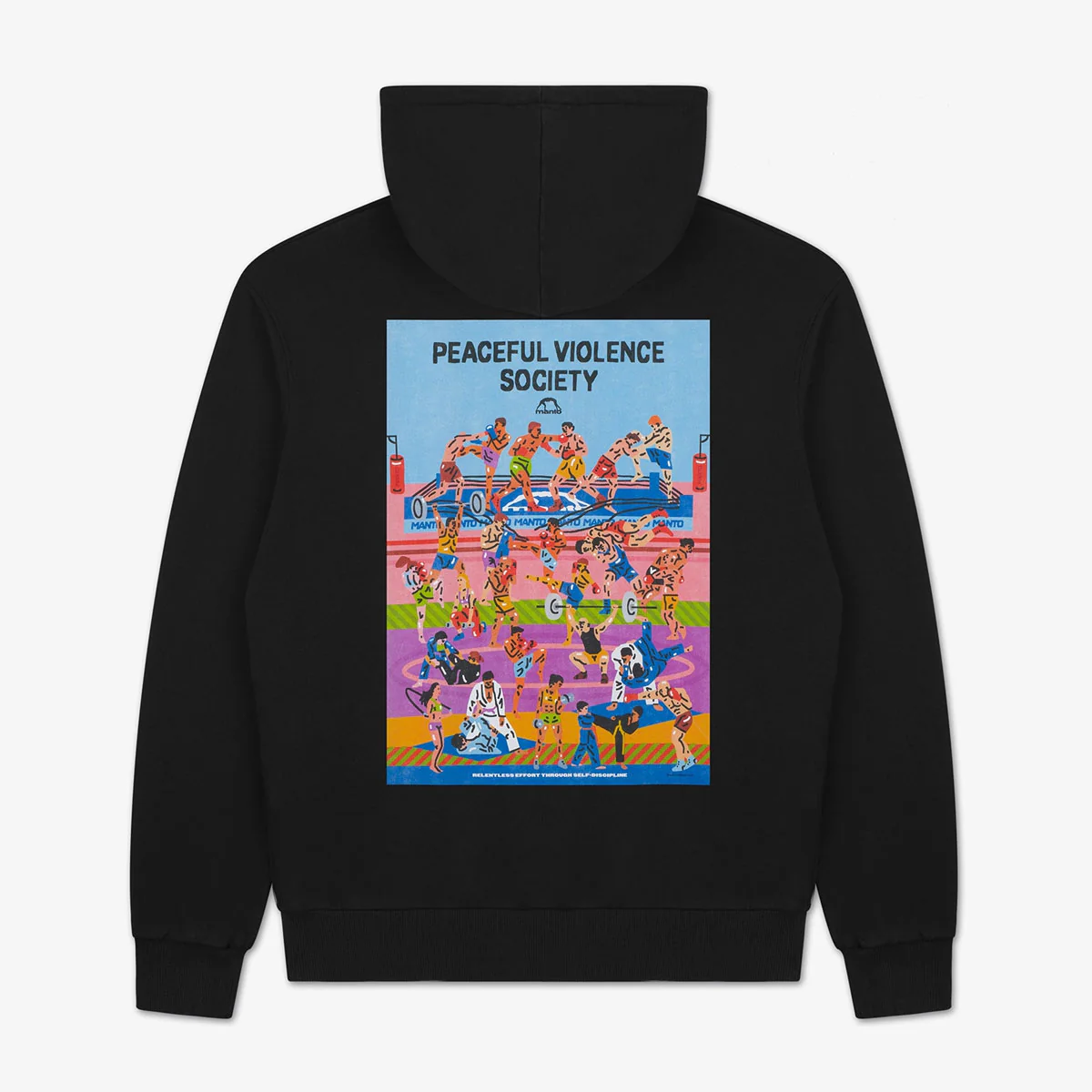 Sweat Manto Gym 3.0 à capuche Noir 