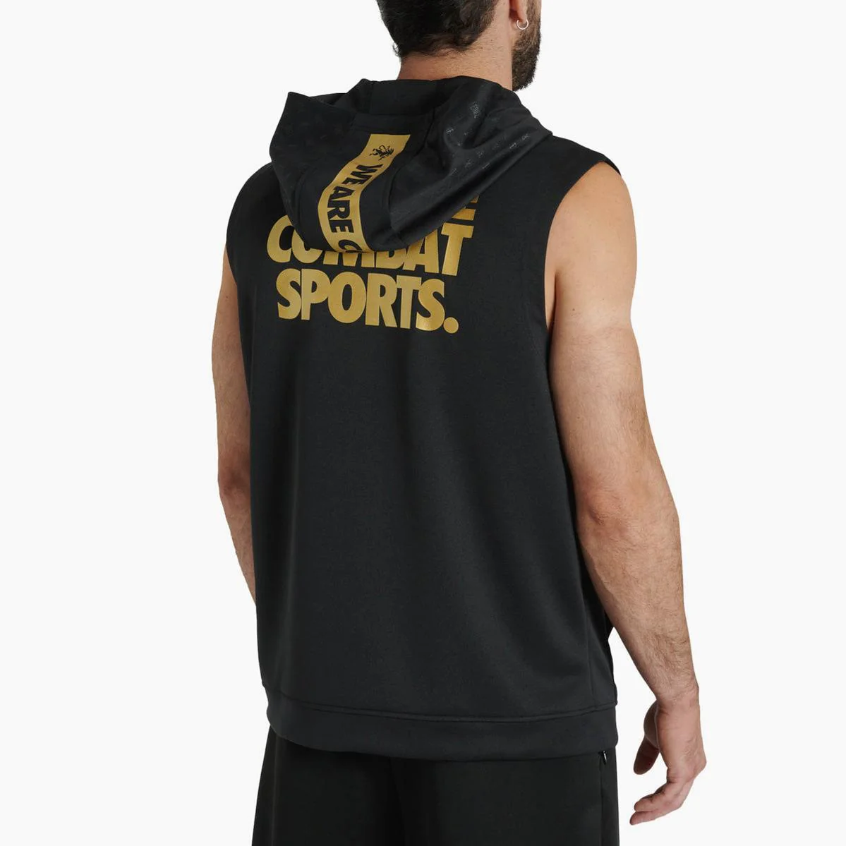 Sweat sans manches avec capuche Leone DNA ABX720 Noir  - Image 2