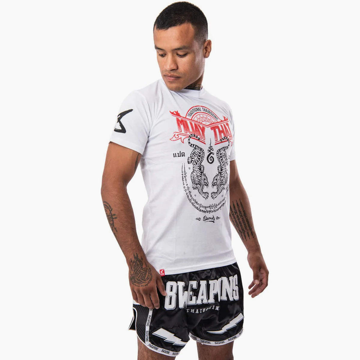 T-shirt 8 Weapons Sak Yant Tigers - Image 3