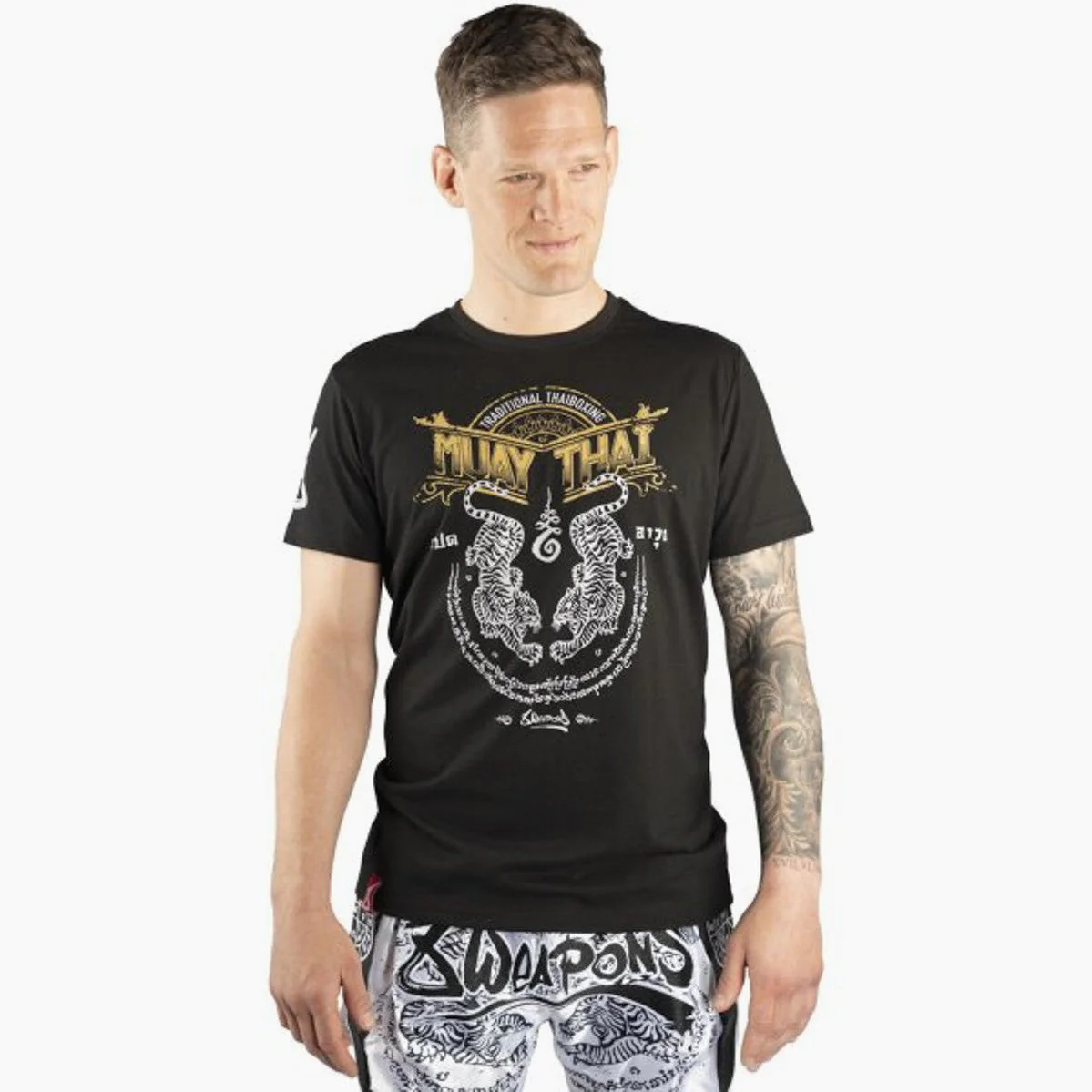 T-shirt 8 Weapons Sak Yant Tigers - Image 8
