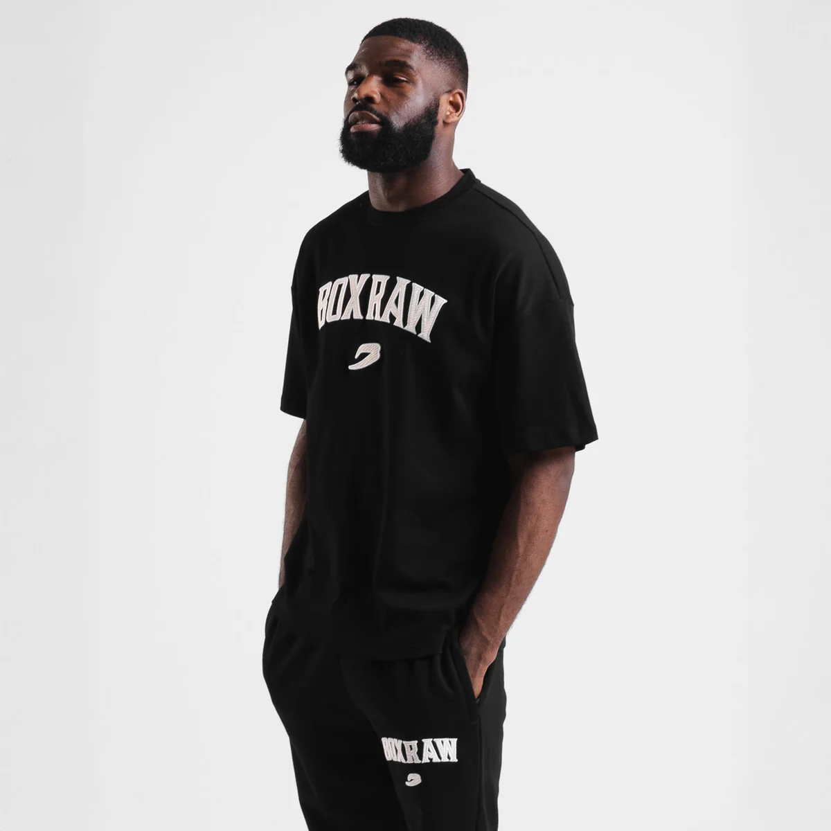 T-shirt Boxraw East Street Oversize Noir  - Image 3