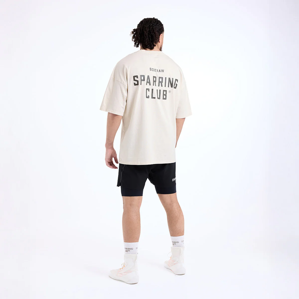 T-shirt Boxraw Sparring Club Oversize Beige  - Image 3