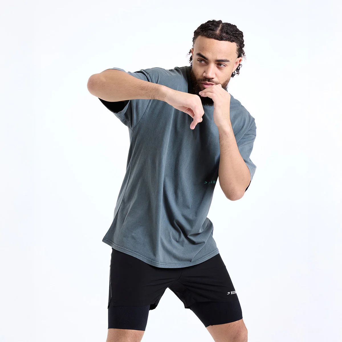 T-shirt Boxraw Sparring Club Oversize Gris - Image 5