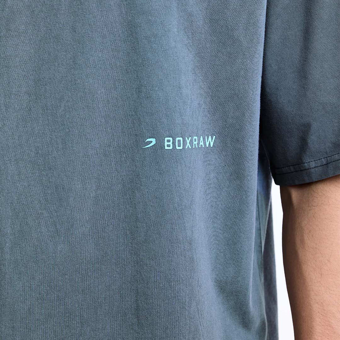 T-shirt Boxraw Sparring Club Oversize Gris - Image 9