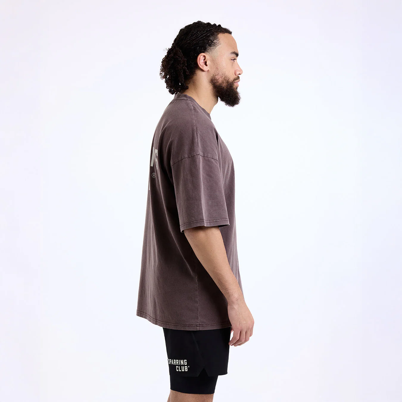 T-shirt Boxraw Sparring Club Oversize Marron - Image 6
