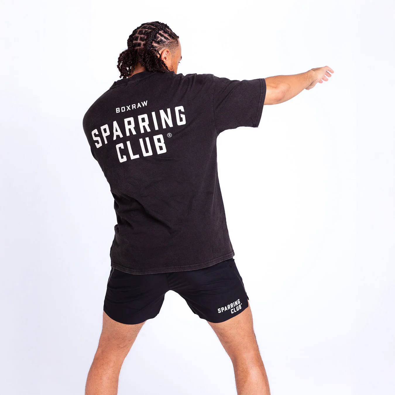 T-shirt Boxraw Sparring Club Oversize Noir  - Image 6