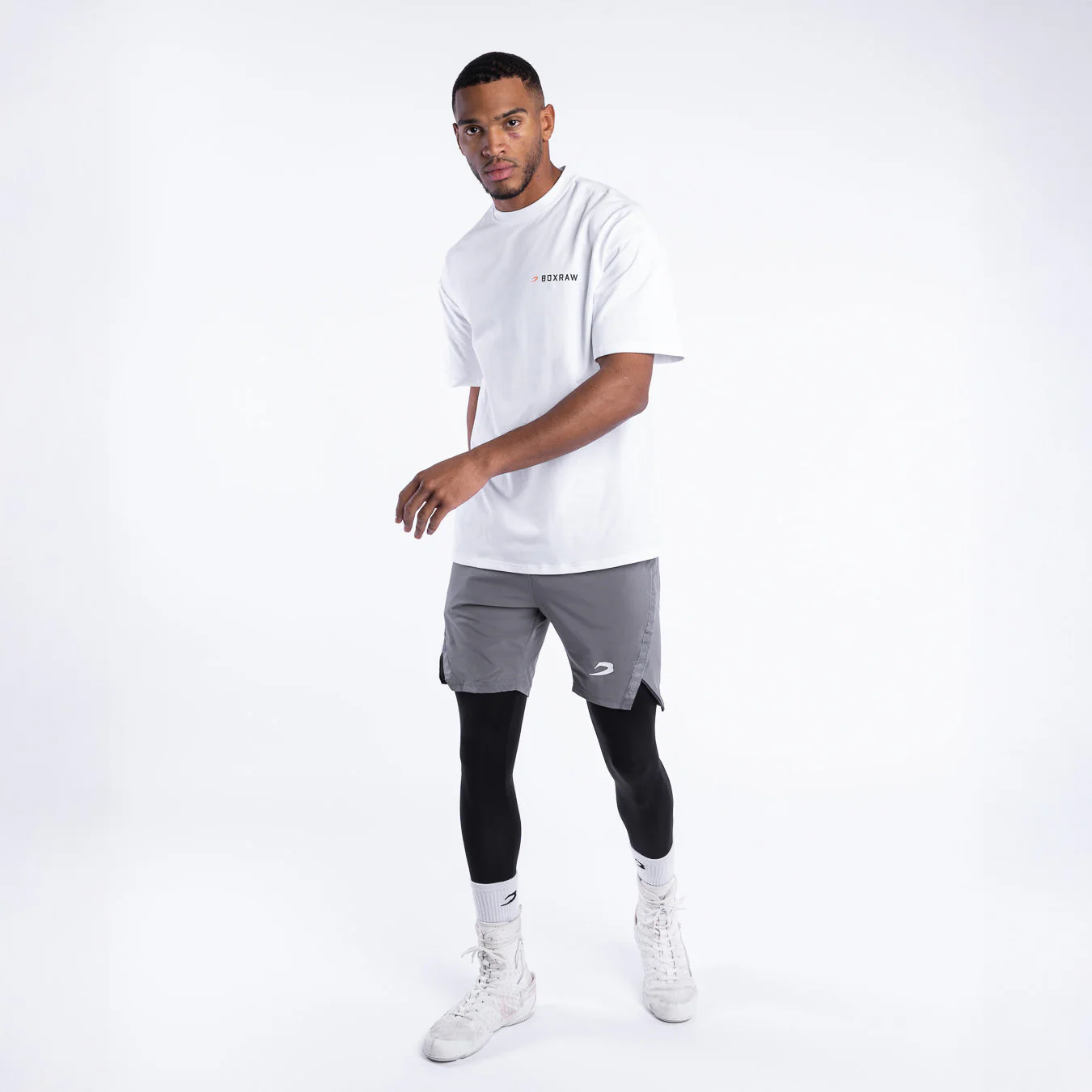 T-shirt Boxraw We Don't Play Boxing Oversize Blanc  - Image 3
