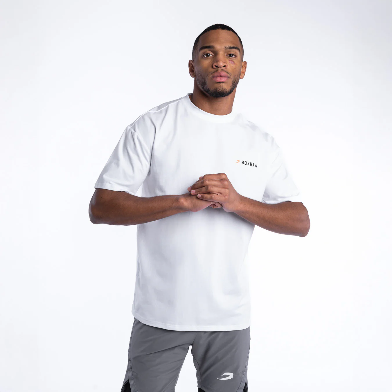T-shirt Boxraw We Don't Play Boxing Oversize Blanc  - Image 4