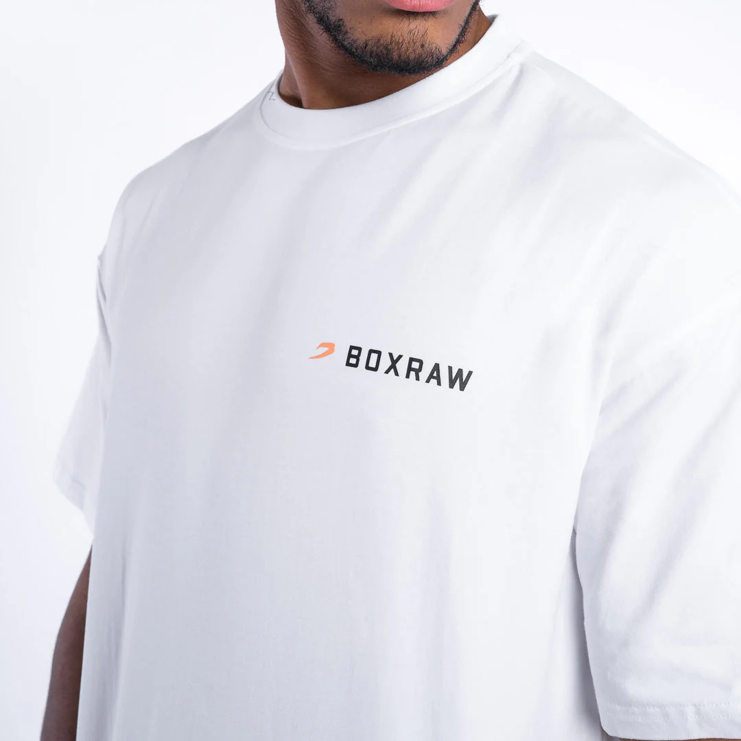 T-shirt Boxraw We Don't Play Boxing Oversize Blanc  - Image 7
