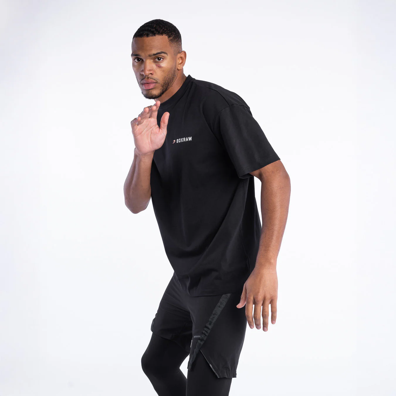 T-shirt Boxraw We Don't Play Boxing Oversize Noir - Image 4