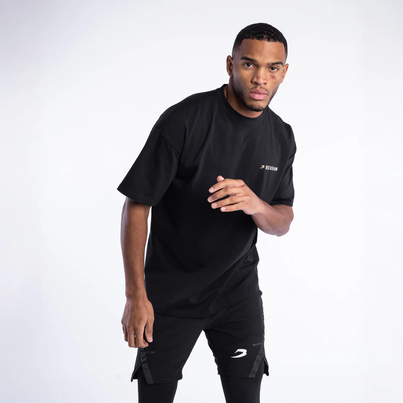 T-shirt Boxraw We Don't Play Boxing Oversize Noir - Image 5